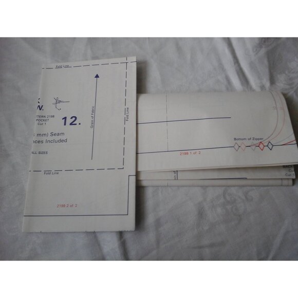 Kwik Sew pattern 2198 unisex cargo sports vest pockets 32 to 48 inch chest UNCUT - Picture 4 of 7